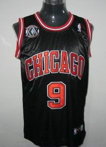 Chicago Bulls 9 Luol Deng black 20th anniversary Chicago Bulls 9 Luol Deng black 20th anniversary