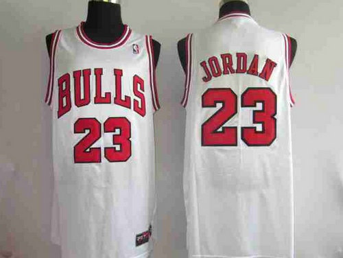 NBA Jersey Chicago Bulls #23 Jordan white
