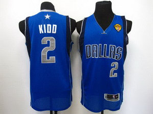 Dallas Mavericks 2 Jason Kidd Swingman LT blue 2011 finals