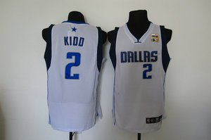Dallas Mavericks 2 Jason Kidd white 2011 NBA Finals Patch