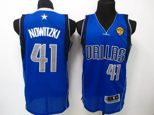 dallas mavericks 41 nowitzki Swingman LT blue 2011 Finals