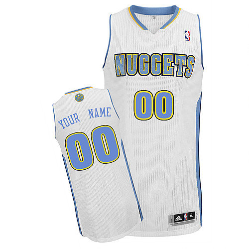 Nuggets Personalized Authentic White Jersey (S-5XL)