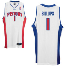 Detroit Pistons #1 C Billups Home white Detroit Pistons #1 C Billups Home white