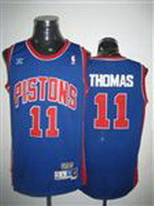 Detroit Pistons 11 Isiah Thomas blue Swingman Jersey Detroit Pistons 11 Isiah Thomas blue Swingman Jersey