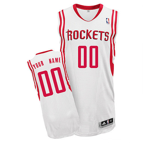Rockets Personalized Authentic White Jersey (S-5XL)