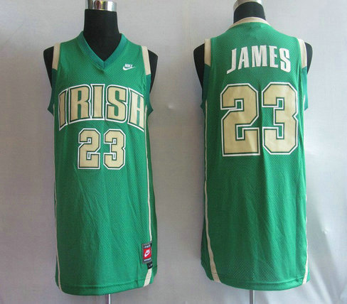 NBA NCAA Irish 23 James Green Jerseys