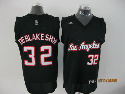 Los Angeles Clippers 32 Blake Griffin black Fashion Jersey Los Angeles Clippers 32 Blake Griffin black Fashion Jersey