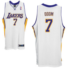 Los Angeles Lakers Odom #7 white jersey Los Angeles Lakers Odom #7 white jersey