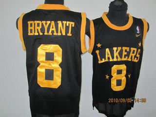 Los angels lakers 8 bryant black jerseys Los angels lakers 8 bryant black jerseys