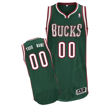 Bucks Personalized Authentic Green Jersey (S-5XL)