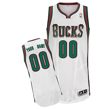 Bucks Personalized Authentic White Jersey (S-5XL)