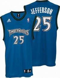 Al Jefferson Minnesota Timberwolves #25 Blue Jersey