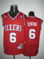 NBA Philadelphia 76ers #6 ERVING Red jerseys NBA Philadelphia 76ers #6 ERVING Red jerseys
