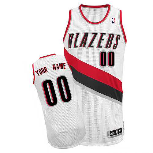 Trail Blazers Personalized Authentic White Jersey (S-5XL)