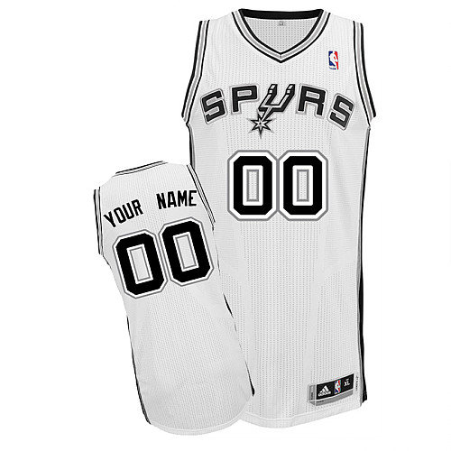 Spurs Personalized Authentic White Jersey (S-5XL)