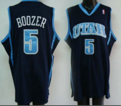 Utah Jazz #5 Boozer Blue Jersey Utah Jazz #5 Boozer Blue Jersey
