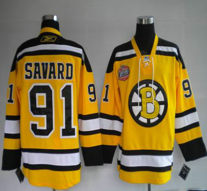 jerseys Boston Bruins 91# Yellow WINTER CLASSIC VINTAGE 2009