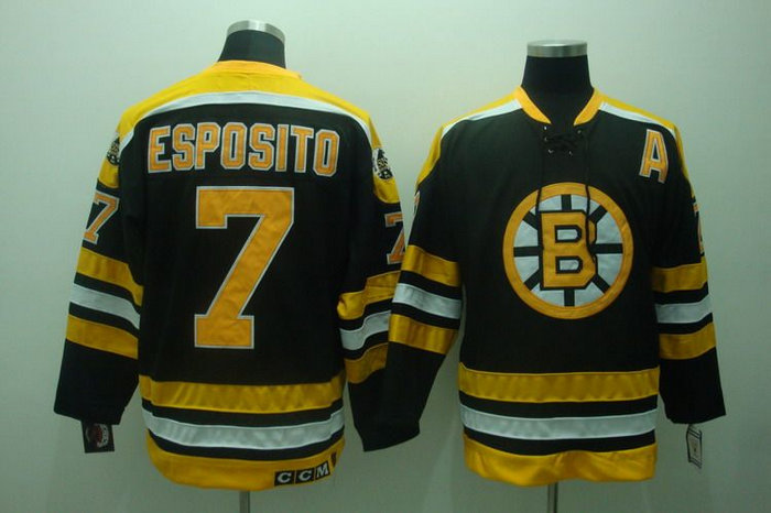 NHL Boston Bruins #7 ESPOSITO Black  Jersey