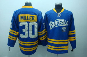 Buffalo Sabres 30 miller DK blue  jerseys 2011 new