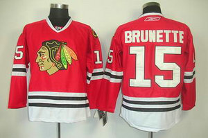 Chicago Blackhawks 15 BRUNETTE red jerseys Chicago Blackhawks 15 BRUNETTE red jerseys