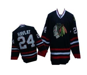 Chicago Blackhawks 24 Havlat  black