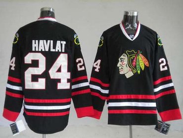 nhl chicago blackhawks #24 havlat black(3rd)