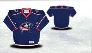 Columbus Blue Jackets Youth blue Jersey (Blank or Customized)