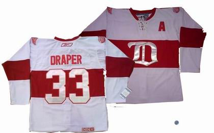 Detroit Red Wings jerseys 33 Kris Draper white jersey