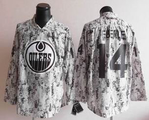 Edmonton Oilers 14 Jordan Eberle Camouflage Jerseys