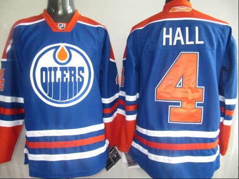NHL Jerseys Edmonton Oilers 4 Hall Blue Jerseys NHL Jerseys Edmonton Oilers 4 Hall Blue Jerseys