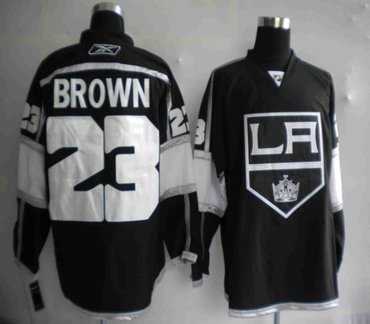 NHL Jerseys Los Angeles Kings 23# BROWN black