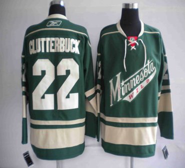 Minnesota Wild 22#CLTTERBUCK GREEN jerseys Minnesota Wild 22#CLTTERBUCK GREEN jerseys