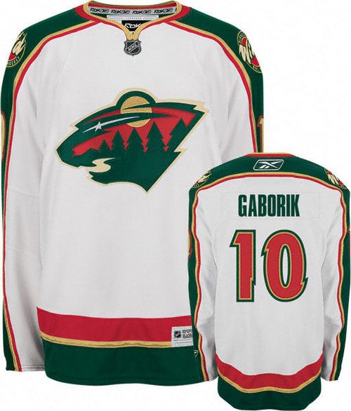 NHL jerseys Minnesota Wild 10 GABORIK white NHL jerseys Minnesota Wild 10 GABORIK white