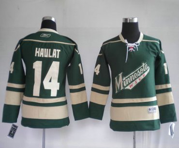 Youth NHL Jerseys Minnesota Wild 14# HAVLAT GREEND Youth NHL Jerseys Minnesota Wild 14# HAVLAT GREEND