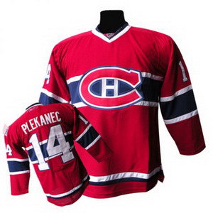 NHL Montreal Canadiens #14 Tomas Plekanec 100th Red Jersey NHL Montreal Canadiens #14 Tomas Plekanec 100th Red Jersey