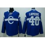 NHL Montreal Canadiens #40 LAPIERRE BLUE