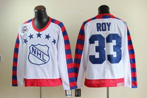 Montreal Canadiens 33 Patrick Roy all star 75th Anniversary white CCM Jersey Montreal Canadiens 33 Patrick Roy all star 75th Anniversary white CCM Jersey