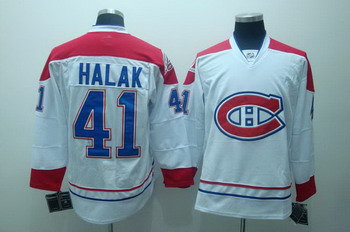 Montreal Canadiens 41 Jaroslav Halak white Jersey CH Montreal Canadiens 41 Jaroslav Halak white Jersey CH