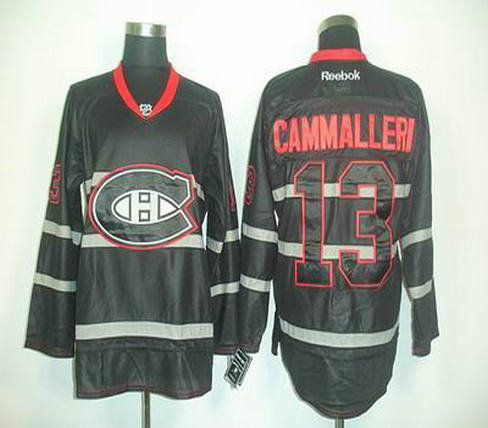 2012 black Montreal Canadiens 13 Michael Cammalleri black jerseys