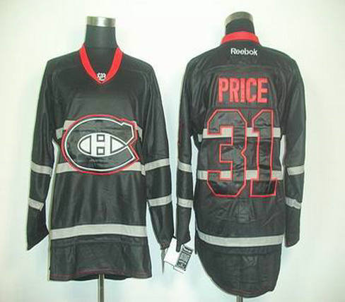 2012 black Montreal Canadiens 31 Carey Price black Jersey 2