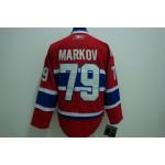 Montreal Canadians #79 MARKOV red