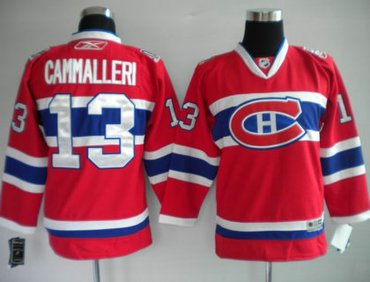 Montreal Canadiens 13 CAMMALLERI Red