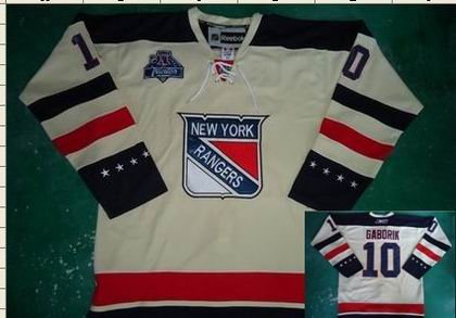 New York Rangers #10 Marian Gaborik cream 2012 winter classic Jersey New York Rangers #10 Marian Gaborik cream 2012 winter classic Jersey