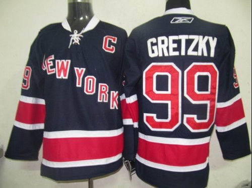 Nhl jerseys NY Rangers 99 GRETZKY Dark blue 85th Nhl jerseys NY Rangers 99 GRETZKY Dark blue 85th