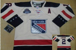 New York Rangers 2 Brian Leetch cream 2012