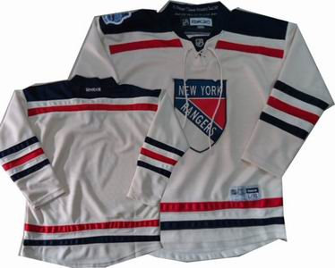 youth New York Rangers blank cream 2012 winter classic Jersey