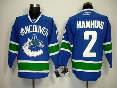 Vancouver Canucks 2 CHAMHUIS BLUE 2011 Stanley Cup