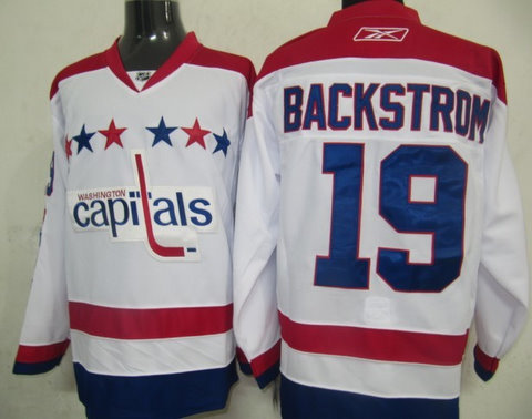 Washington Capitals 19 BACKSTROM White Jerseys WINTER CLASSIC Washington Capitals 19 BACKSTROM White Jerseys WINTER CLASSIC
