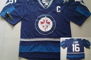 2012 new Winnipeg Jets 16 LADD blue jersey 2012 new Winnipeg Jets 16 LADD blue jersey