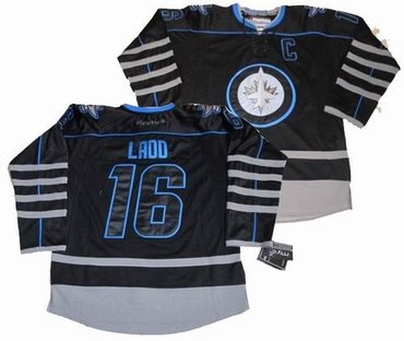 Winnipeg Jets 16 Andrew Ladd black ice jerseys
